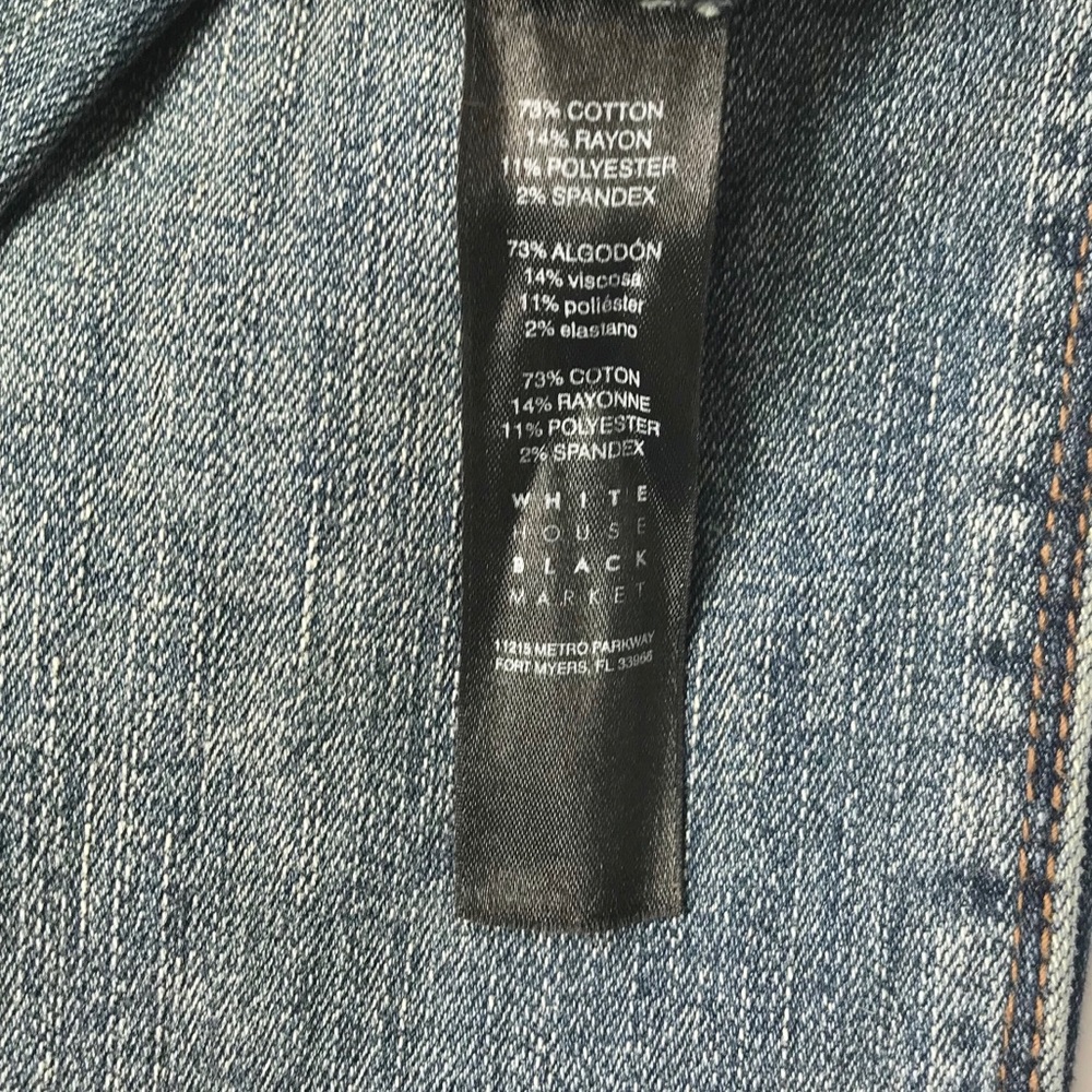 NWOT White Black Market Skinny Ankle Jeans - Picture 6 of 6
